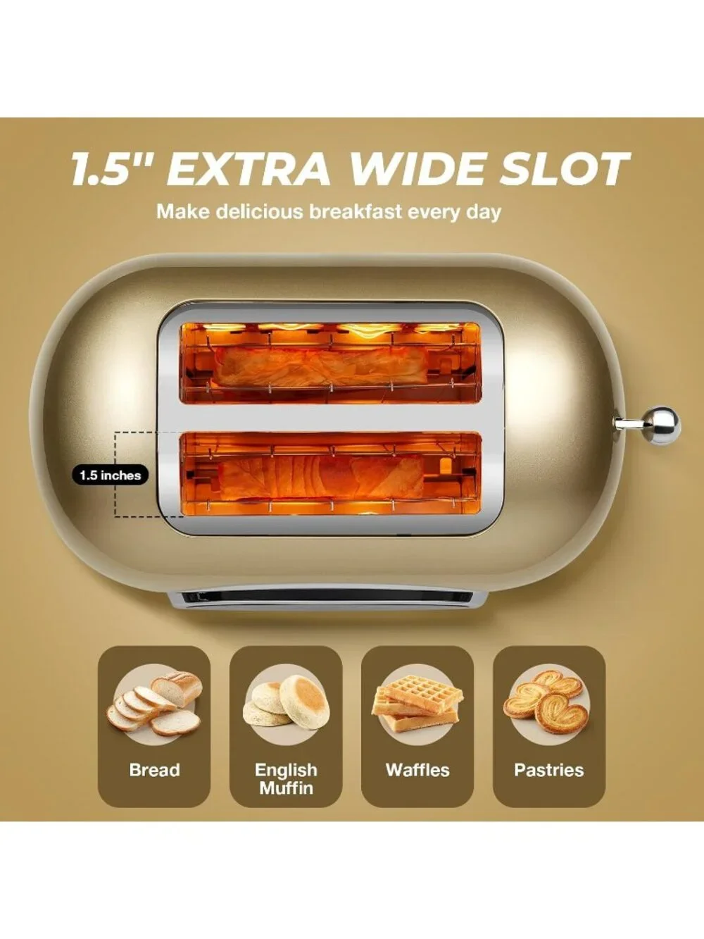 N/A toaster features